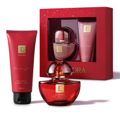 KIT PRESENTE EUDORA ROUGE PERFUME 30ML + HIDRATANTE 100ML