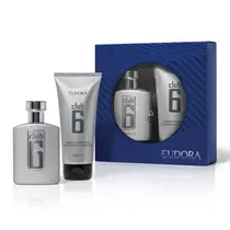 KIT PRESENTE EUDORA CLUB 6 DEO COLONIA 95ML + LOCAO HIDRATANTE 200ML