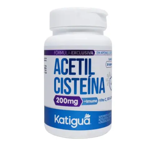 ACETILCISTEINA 200MG 16 CAPSULAS KATIGUA