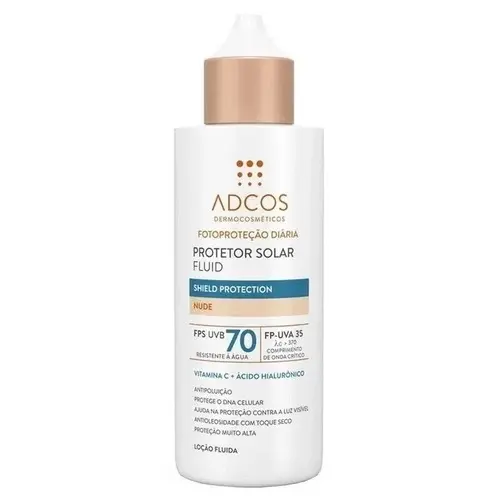 PROTETOR SOLAR ADCOS FLUID SHIELD PROTECTION TONALIZANTE FPS70 40ML
