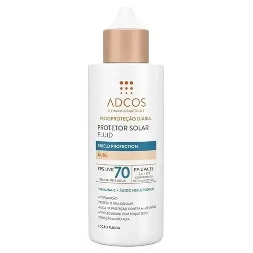 PROTETOR SOLAR ADCOS FLUID SHIELD PROTECTION TONALIZANTE FPS70 40ML