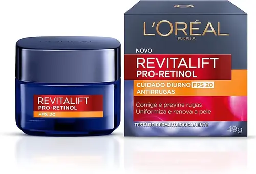 CREME REVITALIFT PRO-RETINOL DIA FPS20 LOREAL 49GR