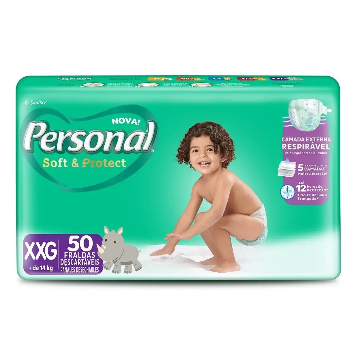 FR PERSONAL BABY PROTECT & SEC XXG LEVE 50 PAGUE 47 UNIDADES