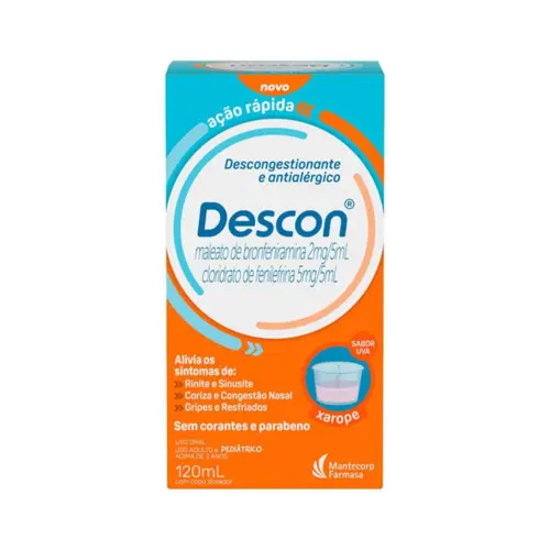 DESCON 0,4+1MG/ML XAROPE 120ML