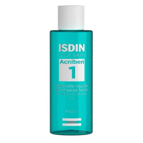 SABONETE LIQUIDO ISDIN OILY SKIN ACNIBEN 1 208GR