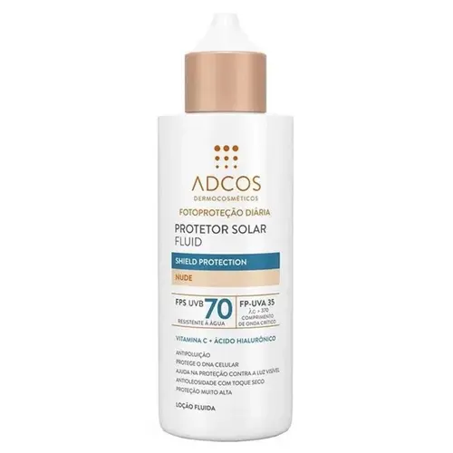 PROTETOR SOLAR ADCOS FLUID NUDE SHIELD FPS70 40ML