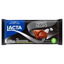 CHOCOLATE LACTA DIAMANTE NEGRO 80GR