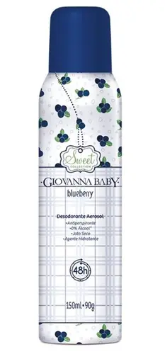 DESODORANTE GIOVANNA BABY BLUEBERRY AEROSSOL 150ML