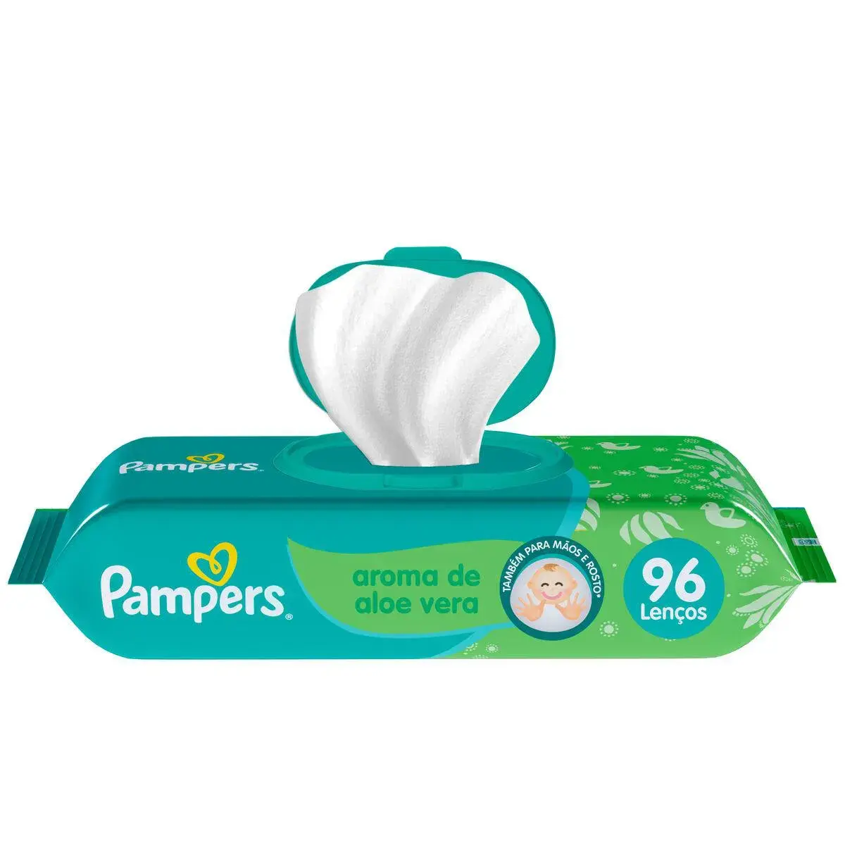LENCOS UMEDECIDOS PAMPERS ALOE VERA 96 UNIDADES