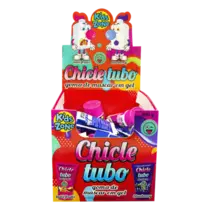 GOMA DE MASCAR GEL KIDS CHICLE TUBO