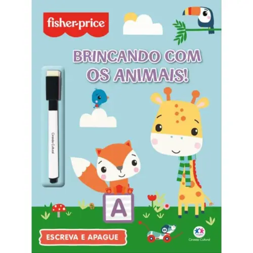 LIVRO FISHER-PRICE BRINCANDO COM ANIMAIS