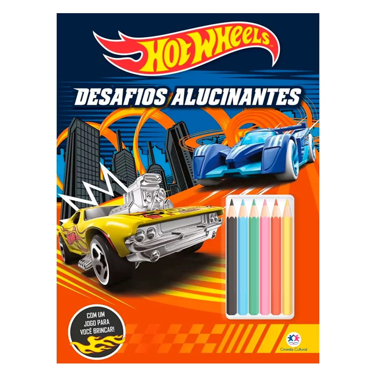 LIVRO HOT WHEELS DESAFIOS ALUCINANTES