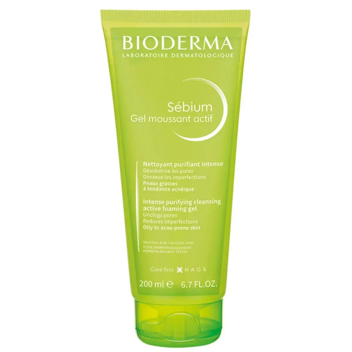 GEL DE LIMPEZA SEBIUM BIODERMA MOUSSANT ACTIF 200ML