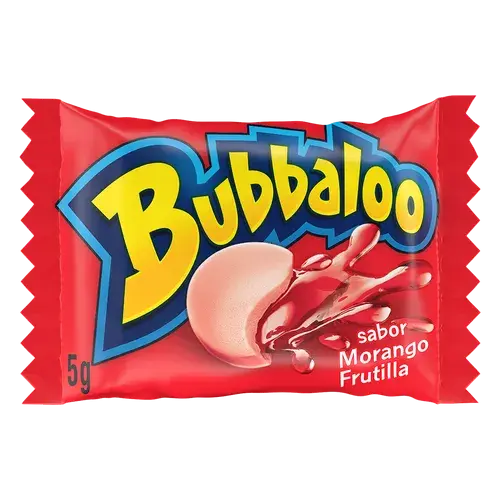 CHICLETE BUBBALOO MORANGO