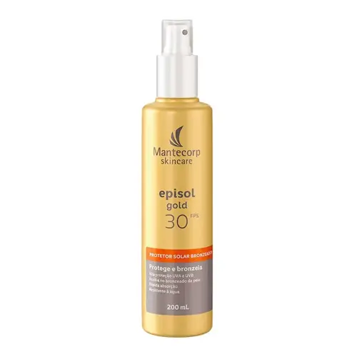 PROTETOR SOLAR BRONZEADOR EPISOL GOLD FPS30 200ML