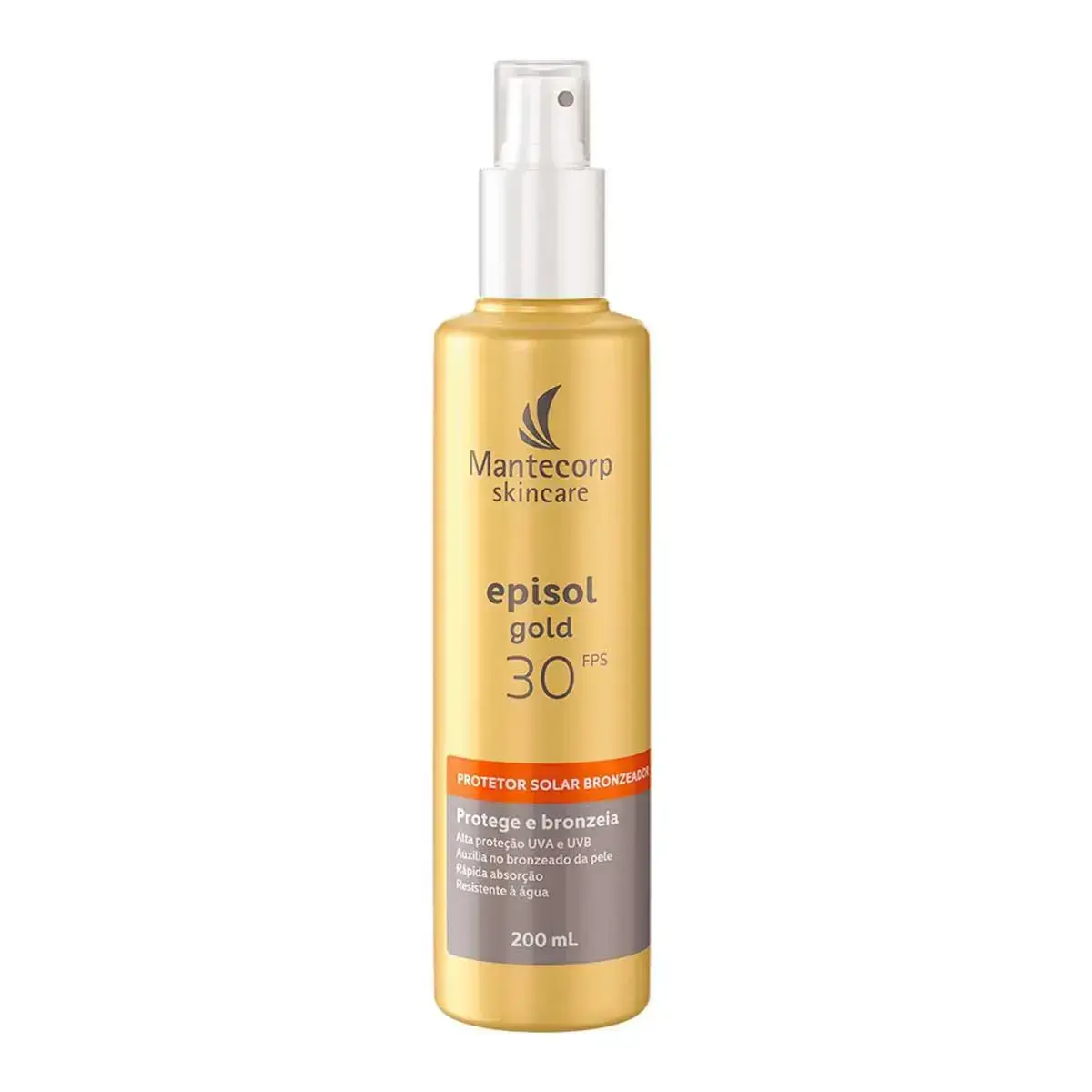 PROTETOR SOLAR BRONZEADOR EPISOL GOLD FPS30 200ML