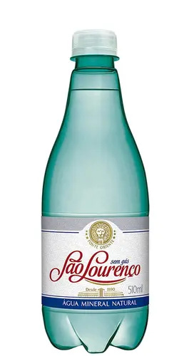 BEBIDA AGUA SAO LOURENCO SEM GAS 510ML