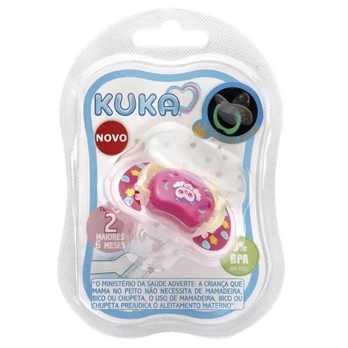 CHUPETA KUKA LUMINA ORTO Nª2 ROSA