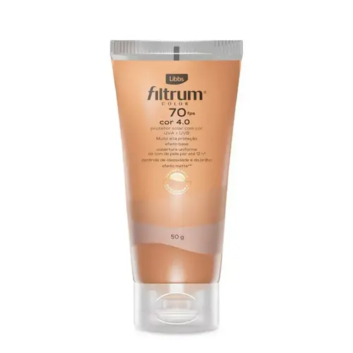 PROTETOR SOLAR FILTRUM COLOR FPS70 COR 4.0 50GR LIBBS