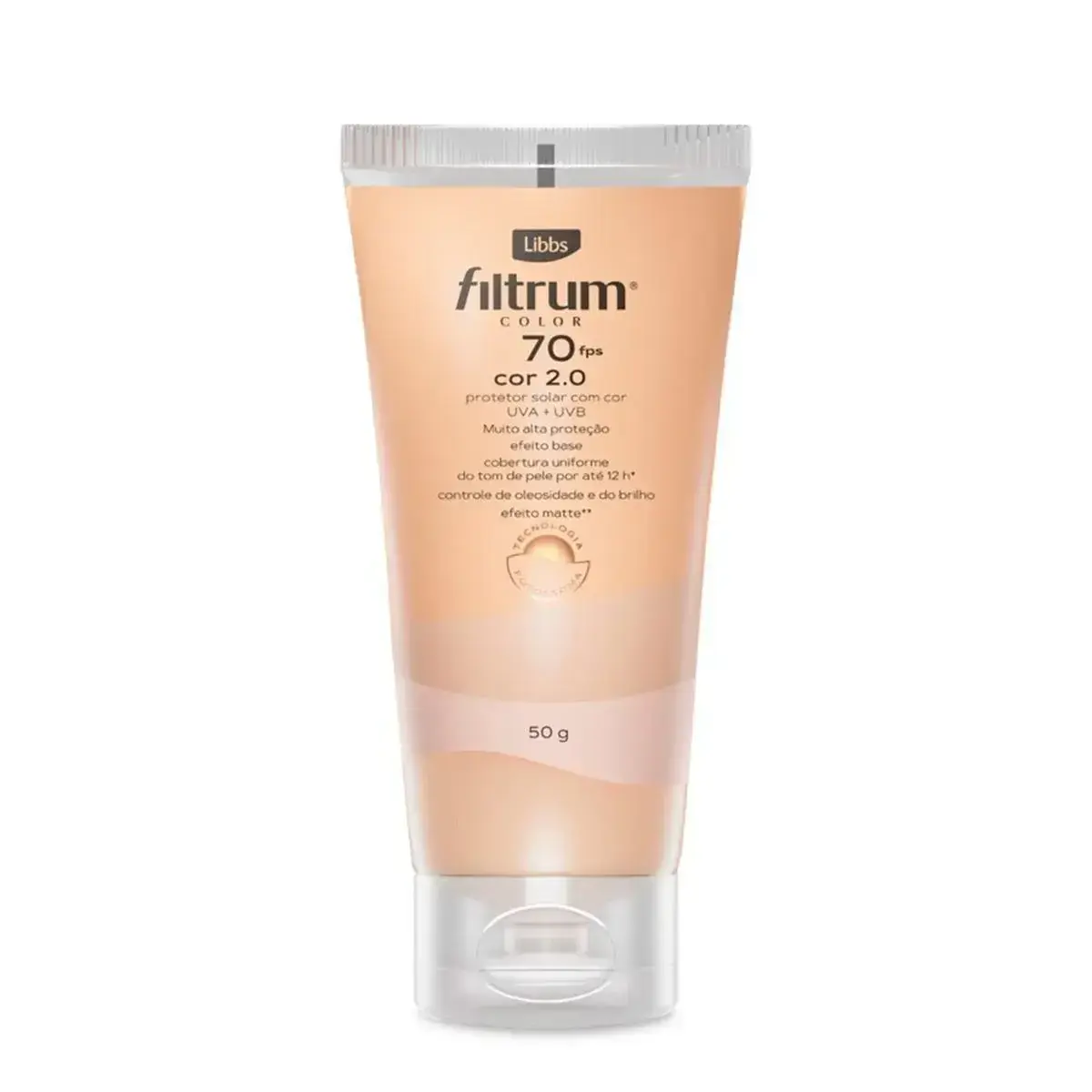 PROTETOR SOLAR FILTRUM COLOR FPS70 COR 2.0 50GR