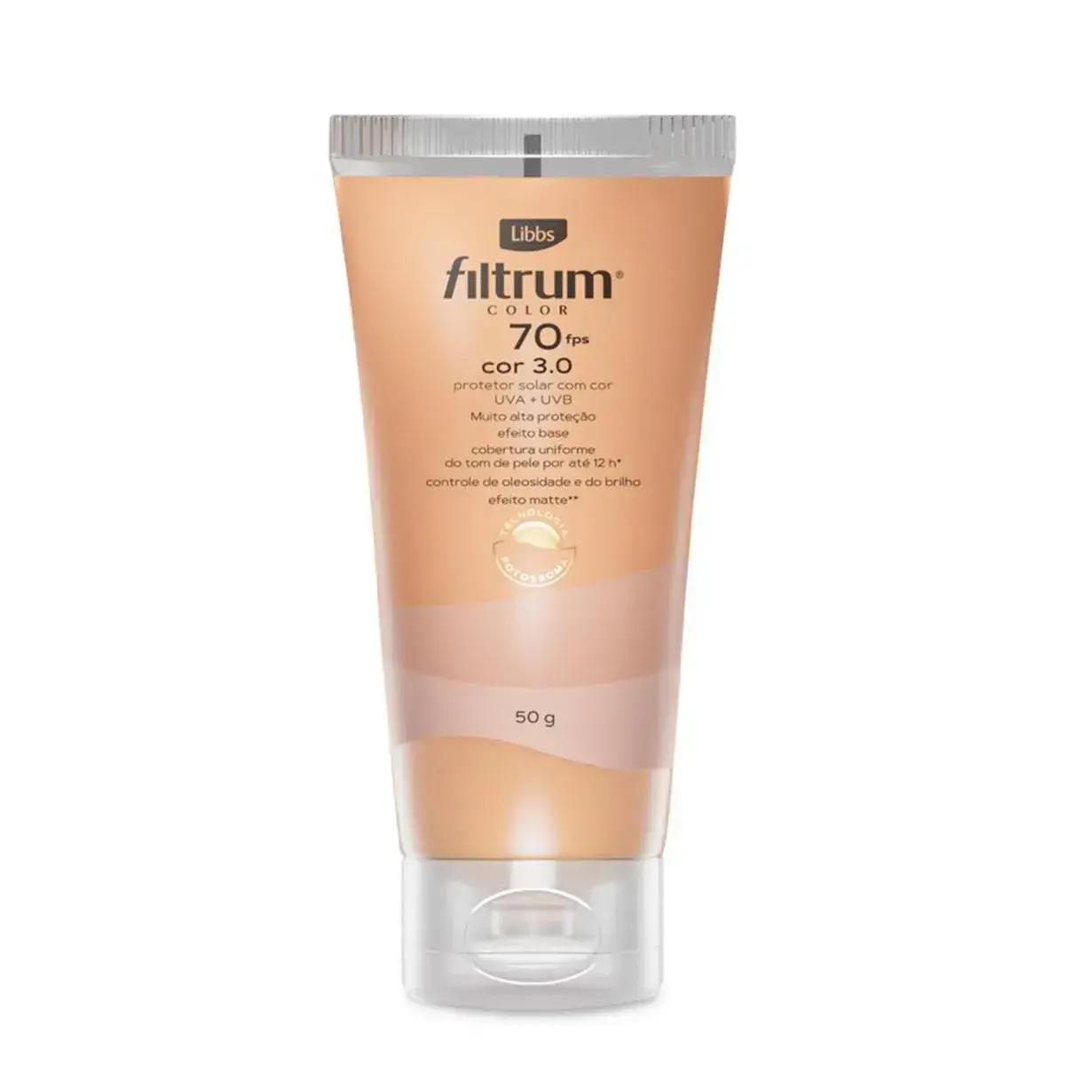 PROTETOR SOLAR FILTRUM COLOR FPS70 COR 3.0 50GR