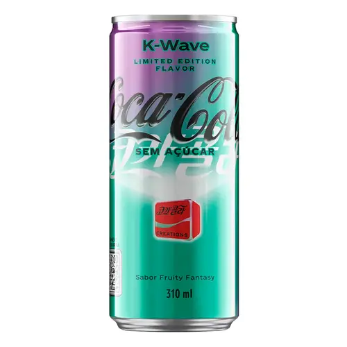 BEBIDA COCA COLA ZERO LATA K-WAVE 310ML