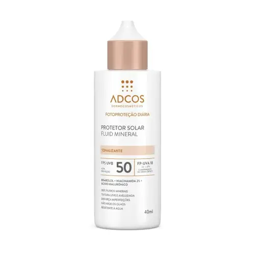 PROTETOR SOLAR ADCOS FLUID TONALIZANTE FPS50 40ML