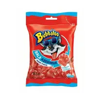 BALA BUBBALOO MORANGO AZEDINHA 82,5GR