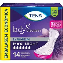 ABSORVENTE INCONTINENCIA TENA LADY DISCREET NOT 14 UNIDADES