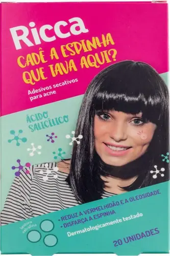 ADESIVOS SECATIVOS RICCA PARA ACNE 20 UNIDADES