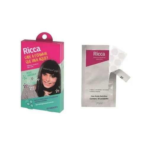 ADESIVOS SECATIVOS RICCA PARA ACNE 20 UNIDADES