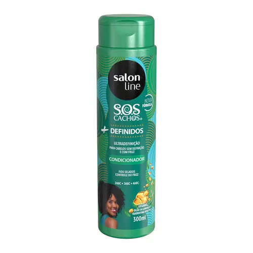 CONDICIONADOR SALON LINE S.O.S CACHOS + DEFINIDOS 300ML