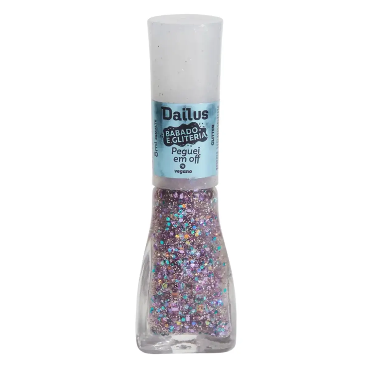 ESMALTE DAILUS BABADO E GLITERIA PEGUEI EM OFF 8ML