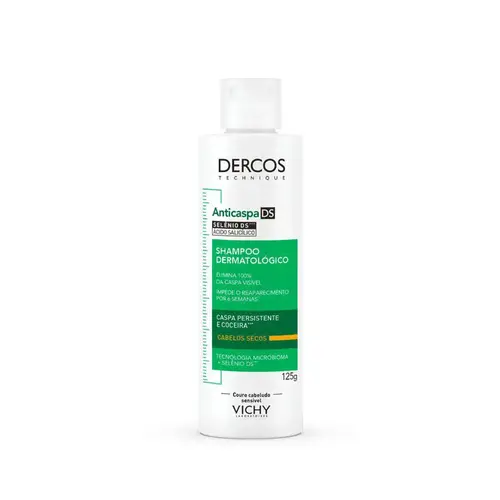 SHAMPOO VICHY DERCOS ANTICASPA DS CABELOS SECOS 125GR