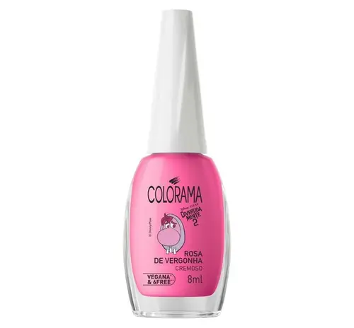 ESMALTE COLORAMA DIVERTIDAMENTE ROSA DE VERGONHA 8ML