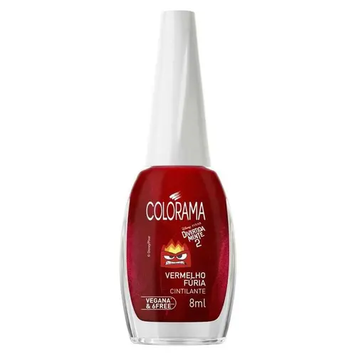 ESMALTE COLORAMA DIVERTIDAMENTE VERMELHO FURIA 8ML
