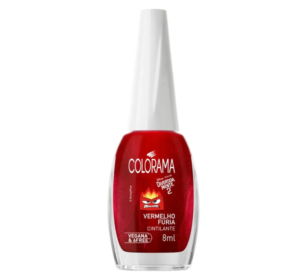 ESMALTE COLORAMA DIVERTIDAMENTE VERMELHO FURIA 8ML