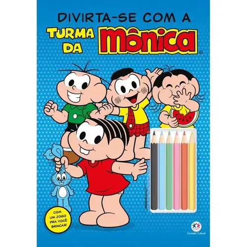 LIVRO DIVIRTA-SE COM A TURMA DA MONICA