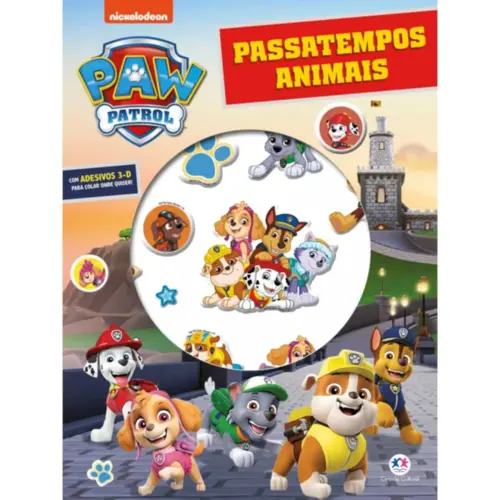 LIVRO PATRULHA CANINA PASSATEMPOS ANIMAIS