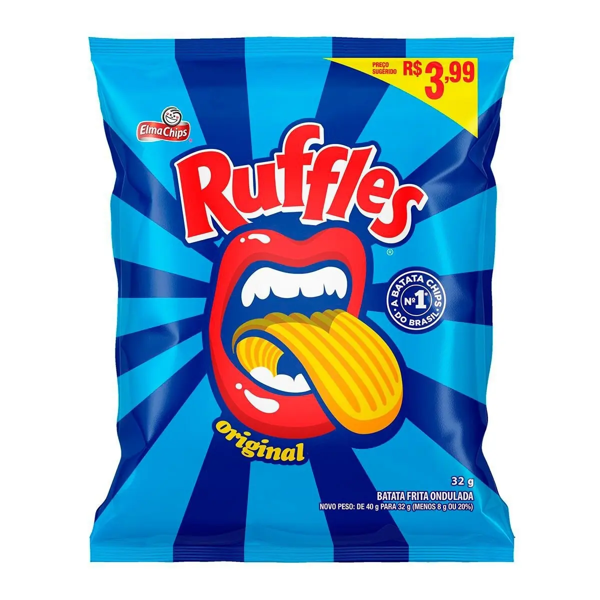 SALGADINHO RUFFLES ORIGINAL 32GR