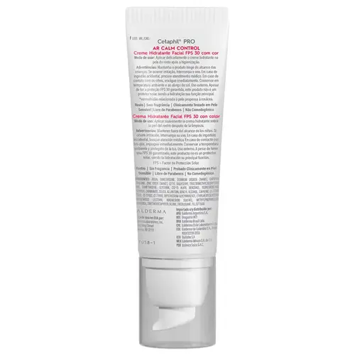 CREME HIDRATANTE FACIAL CETAPHIL PRO AR CALM CONTROL FPS30 50GR