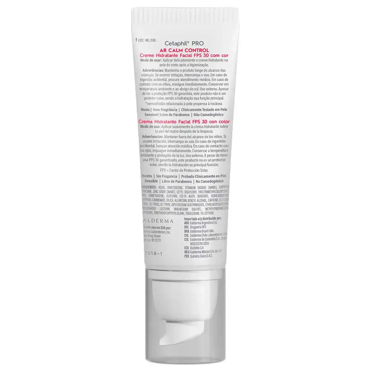 CREME HIDRATANTE FACIAL CETAPHIL PRO AR CALM CONTROL FPS30 50GR