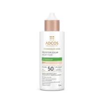 PROTETOR SOLAR ADCOS AQUA FLUID ANTIOLEOSIDADE PEACH FPS50 50ML