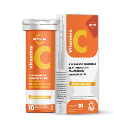 BEM VITA VITAMINA C 10 COMPRIMIDOS EFERVESCENTES
