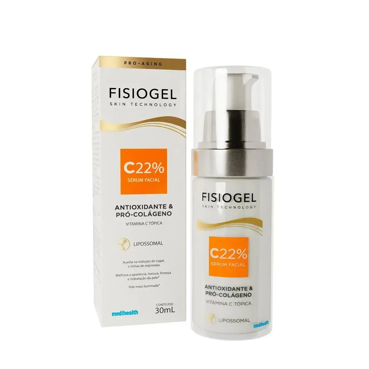 SERUM FISIOGEL VIT C 22% 30ML