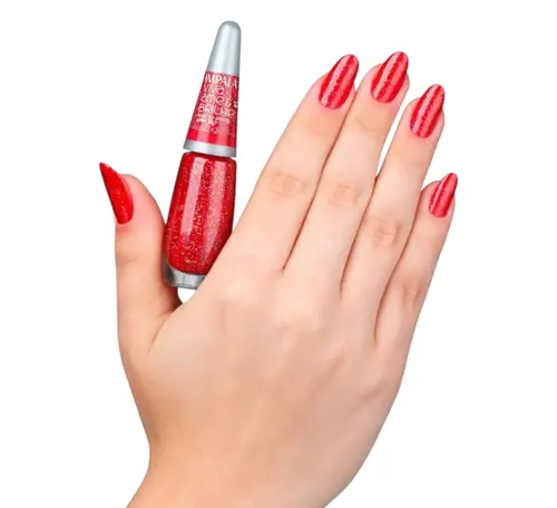 ESMALTE IMPALA VIVA AME BRILHE GLITTER HOJE EU POSSO