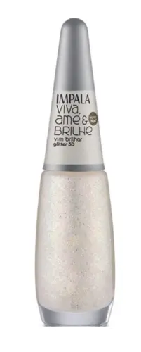 ESMALTE IMPALA VIVA AME BRILHE GLITTER VIM BRILHAR