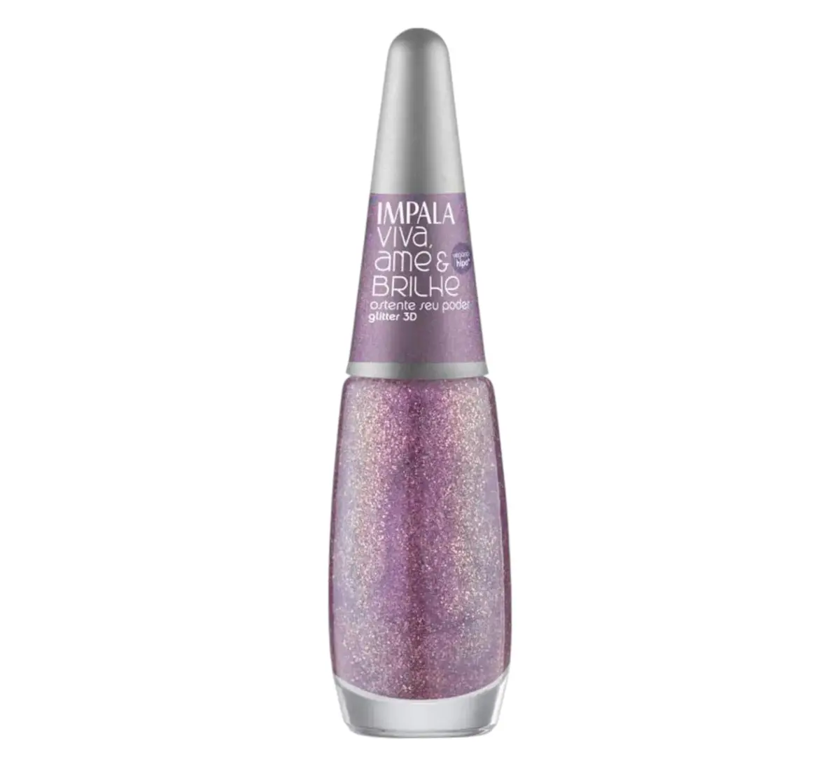ESMALTE IMPALA VIVA AME BRILHE GLITTER OSTENTE SEU PODER