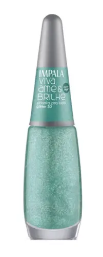 ESMALTE IMPALA VIVA AME BRILHE GLITTER PRONTA PRA TUDO