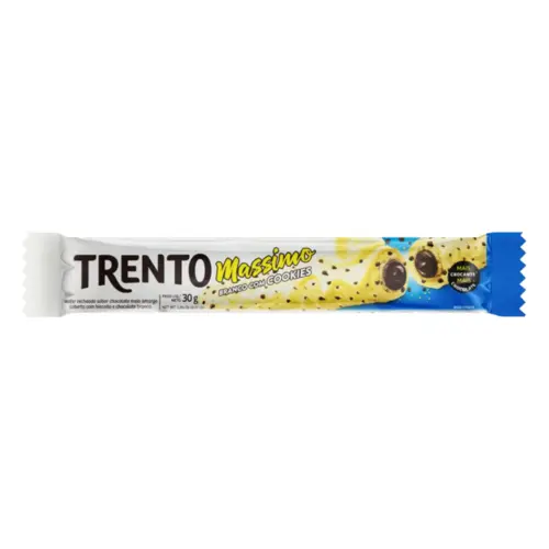 CHOCOLATE TRENTO MASSIMO BRANCO COOKIE 25GR